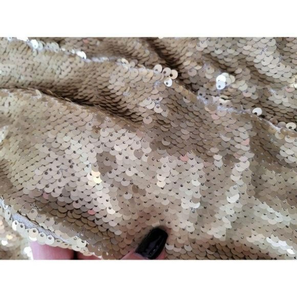 Tobi Gold Sequin Bodycon Mini Dress - Picture 8 of 9